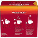 Folgers Folgers Bag, Instant, Packet Singles Medium-Roast Coffee Bags, Classic Roast, Kosher, 19/Box (FOL81121) Box of 19