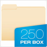 Business Source 1/3 Tab Cut Letter Top Tab File Folder, 8 1/2" x 11", 3/4" Expansion, Manila, 250/Carton (BSN18103) Case of 250