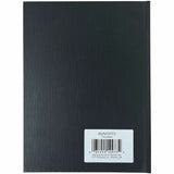Business Source Hardbound Ruled Linen Journals, Hard Bound, Ruled Margin, Black Cover, 12/Carton (BSN10973CT) Case of 12