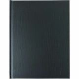 Business Source Hardbound Ruled Linen Journals, Hard Bound, Ruled Margin, Black Cover (BSN10973) Each