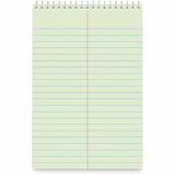 Business Source Green Tint Steno Notebook, 1 Subject, 6" x 9" Sheet Size, Green Cover, 6/Pack (BSN26743) Pack of 6