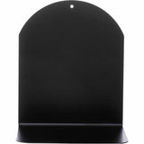 Business Source Steel Bookends, 7" Height, Magnetic, Black, 2/Pair (BSN54071) Pack of 2