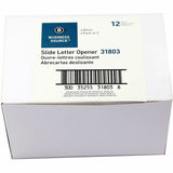 Business Source Hand Letter Opener, 3/Pack, 12 Packs/Box (BSN31803BX) Box of 12