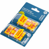 Business Source Sign Here Arrow Page Flags, 1" x 1 3/4", Yellow, 100/Pack, 48 Packs/Carton (BSN99005CT) Case of 48