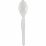 Genuine Joe Disposable Polystyrene Spoon, White, 1000/Carton (GJO30433) Case of 100