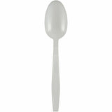 Genuine Joe Heavy-Weight Polypropylene Spoon, White, 1000/Carton (GJO30417) Case of 100