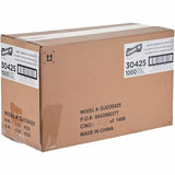Genuine Joe Disposable Polystyrene Spoon, Black, 1000/Carton (GJO30425) Case of 100