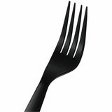 Genuine Joe Disposable Polystyrene Fork, Black, 1000/Carton (GJO30423) Case of 100