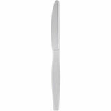 Genuine Joe Disposable Polystyrene Knife, White, 1000/Carton (GJO30432) Case of 100