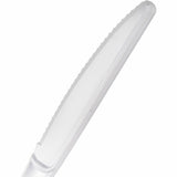 Genuine Joe Disposable Polystyrene Knife, White, 1000/Carton (GJO30432) Case of 100