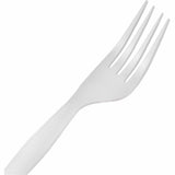 Genuine Joe Individually Wrapped Disposable Polystyrene Fork, White, 1000/Carton (GJO30435) Case of 100