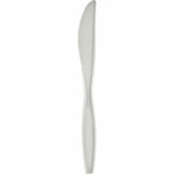 Genuine Joe Heavy-Weight Polypropylene Knife, White, 1000/Carton (GJO30416) Case of 100