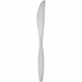 Genuine Joe Individually Warapped Heavy-Weight Polypropylene Knife, White, 1000/Carton (GJO30420) Case of 100