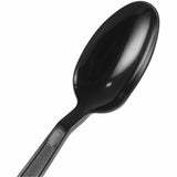 Genuine Joe Individually Warapped Heavy-Weight Polypropylene Spoon, Black, 1000/Carton (GJO30413) Case of 100