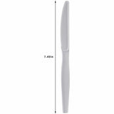 Genuine Joe Individually Wrapped Disposable Polystyrene Knife, White, 1000/Carton (GJO30436) Case of 100