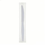 Genuine Joe Individually Wrapped Disposable Polystyrene Knife, White, 1000/Carton (GJO30436) Case of 100