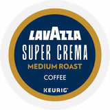 Lavazza K-Cup, Pod, Ground Super Crema K-Cup Coffee Pods, Medium, Kosher, 22/Box, 4/Carton (GMT0911CT) Case of 88