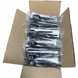 Genuine Joe 4-Piece Medium-Heavyweight Utensil Kit, Black, 250 Kits/Carton (GJO58928) Case of 250