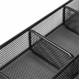 Lorell Multi-Compartment Mesh Drawer Organizer, 6 Compartment(s), Durable, Black (LLR84136) Each