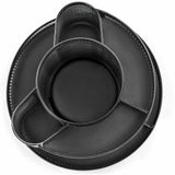 Lorell Multi-Compartment Rotating Desk Organizer, Black, 2/Carton (LLR84137CT) Case of 2