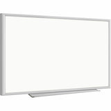 Lorell Aluminum Frame Dry-erase Board, 60" (5 ft) Width x 36" (3 ft) Height, White Styrene Surface, Aluminum Frame (LLR00517) Each