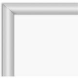 Lorell Aluminum Frame Dry-erase Board, 60" (5 ft) Width x 36" (3 ft) Height, White Styrene Surface, Aluminum Frame (LLR00517) Each
