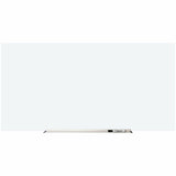 Lorell Magnetic Glass Board, 72" (6 ft) Width x 48" (4 ft) Height, White Glass Surface (LLR55666) Each