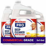 Mr. Clean PRO Deep Cleaner with Bleach, 128 fl oz, 3/Carton (PGC25676) Case of 3