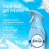 Febreze Air Mist Air Freshener Spray, 8.1 fl oz, Linen & Sky, 2/Pack, 3/Carton (PGC20410) Case of 3