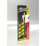 Sharpie Peel-Off Paper China Markers, Black Ink, Erasable, Pigment-based, Glass, 12/Dozen (SAN2229060) 1 Dozen