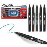 Sharpie Creative Markers, Earth Tone Ink, Water Based, Acrylic Based, Glass, Art, Coloring, 5/Pack (SAN2209909) Pack of 5