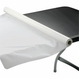 Tatco Banquet Table Cover, 100 ft Length x 40", White, Plastic, Linen, 1 Roll (TCO31300) 1 Roll