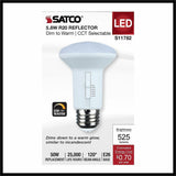 Satco LED R20 Reflector Bulbs, 5.80 W, 50 W Incandescent Equivalent Wattage (SDNS11782) Each
