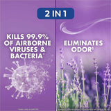 Lysol Air Sanitizer, Spray, 10 fl oz, Lavender Sky, Odor Neutralizer, 6/Carton (RAC56348) Case of 6