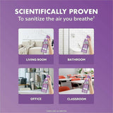 Lysol Air Sanitizer, Spray, 10 fl oz, Lavender Sky, Odor Neutralizer, 6/Carton (RAC56348) Case of 6
