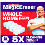 Mr. Clean Magic Eraser Extra-Durable Whole Home, 5/Box, White (PGC22875) Box of 5