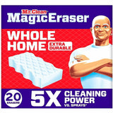 Mr. Clean Magic Eraser Extra-Durable Whole Home, 0.9" x 4.6" x 2.2", 5/Box, 4/Carton (PGC22875CT) Case of 20