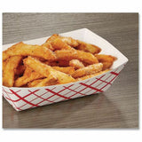 Southland 3lb. Paperboard Food Trays, White, Red, Food, Serving, Coffee, Paperboard Body, 500/Carton (EGS11009300) Case of 500