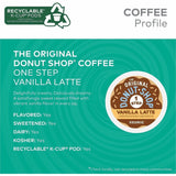 Diedrich K-Cup, Pod TODS 1-Step Latte K-Cups, Dark, Latte, Colombian, Vanilla, 20 Coffee/Box, 4/Carton (DIE8177CT) Case of 80