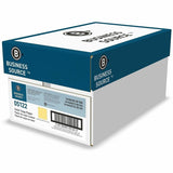 Business Source Multipurpose Color Paper, Letter, 8 1/2" x 11", 20 lb Basis Weight, Canary, 500 Sheets/Ream, 10 Reams/Carton (BSN05122) Case of 5000