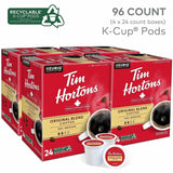 Tim Hortons K-Cup, Pod Original Blend K-Cups, Medium, Kosher, 24 Coffee/Box, 4/Carton (GMT1281CT) Case of 96
