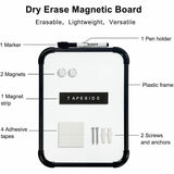 Lorell Magnetic Dry-Erase Board, 14" (1.2 ft) x 11" (0.9 ft) Height (LLR75623) Each