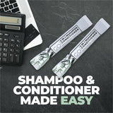 Go Essentials Travel-Size 2-in-1 Shampoo/Conditioner Packets, Fresh Clean, Bamboo Forest Scent, 0.4 fl oz, 20/Pack (GMHSC20) Pack of 20