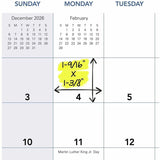 Mead America the Beautiful Monthly Wall Calendar, 12" x 12", 1.38" x 1.56" Block, 12-Month, Jan 2027-Dec 2027 (AAGLME32710) Each