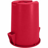 Sparta Bronco Round Waste Containers, Open Top, 44 gal Capacity, Red (CFS84104405) Each