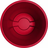 Sparta Bronco Round Waste Containers, Open Top, 44 gal Capacity, Red (CFS84104405) Each