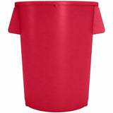Sparta Bronco Round Waste Containers, Open Top, 44 gal Capacity, Red, 3/Carton (CFS84104405CT) Case of 3