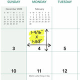 Mead Paradise Monthly Wall Calendar, 12" x 12", 1.37" x 1.56" Block, 12-Month, Jan 2027-Dec 2027 (AAGLME17810) Each