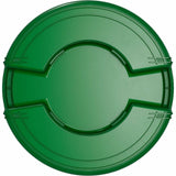 Sparta Bronco Round Waste Containers, Open Top, 44 gal Capacity, Green (CFS84104409) Each
