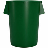 Sparta Bronco Round Waste Containers, Open Top, 44 gal Capacity, Green (CFS84104409) Each